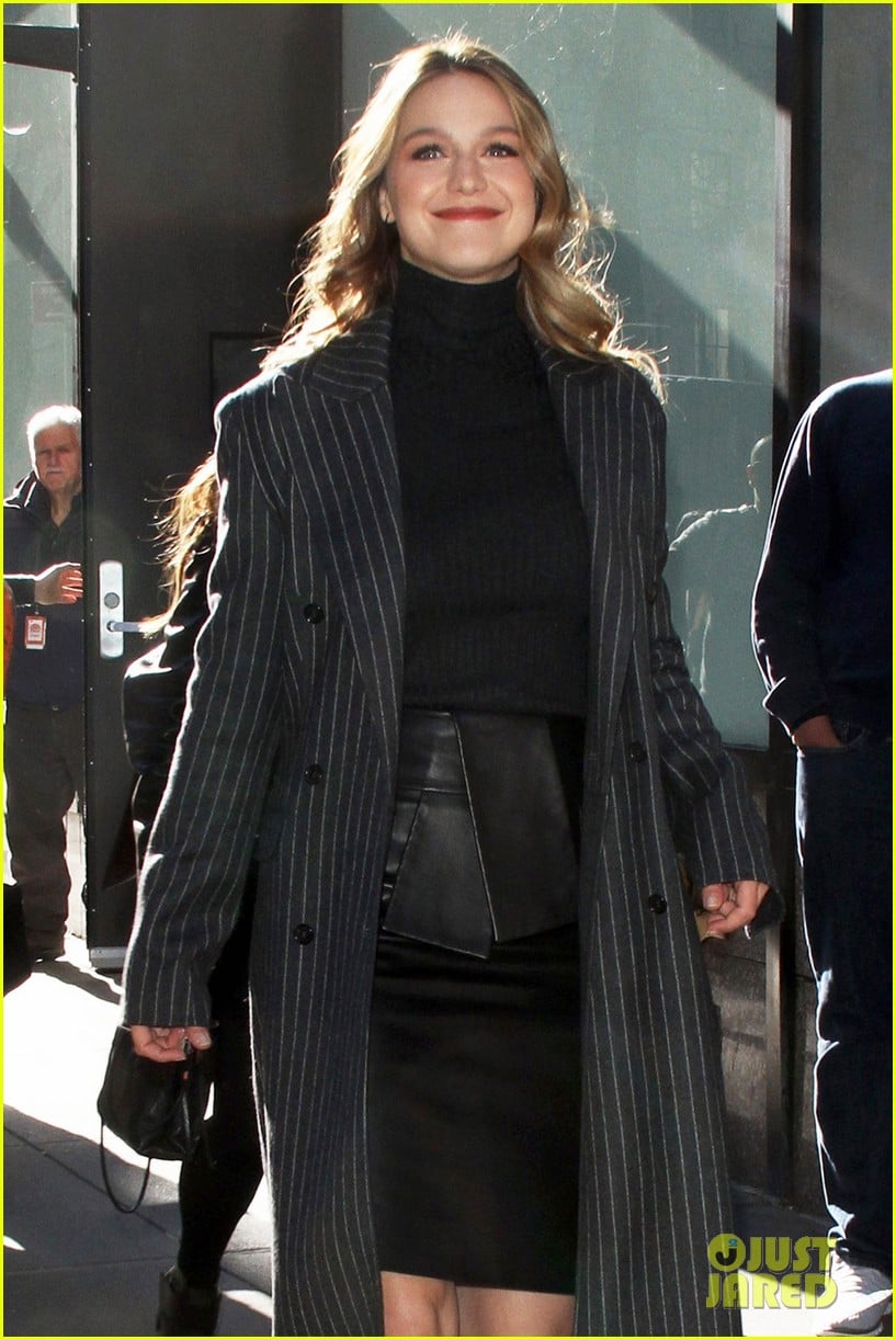 melissa benoist today stop fallon stack cups nyc 06