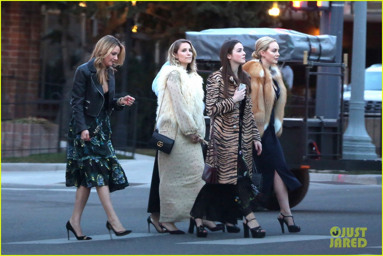 dianna agron dolls up for a wedding in aspen 10