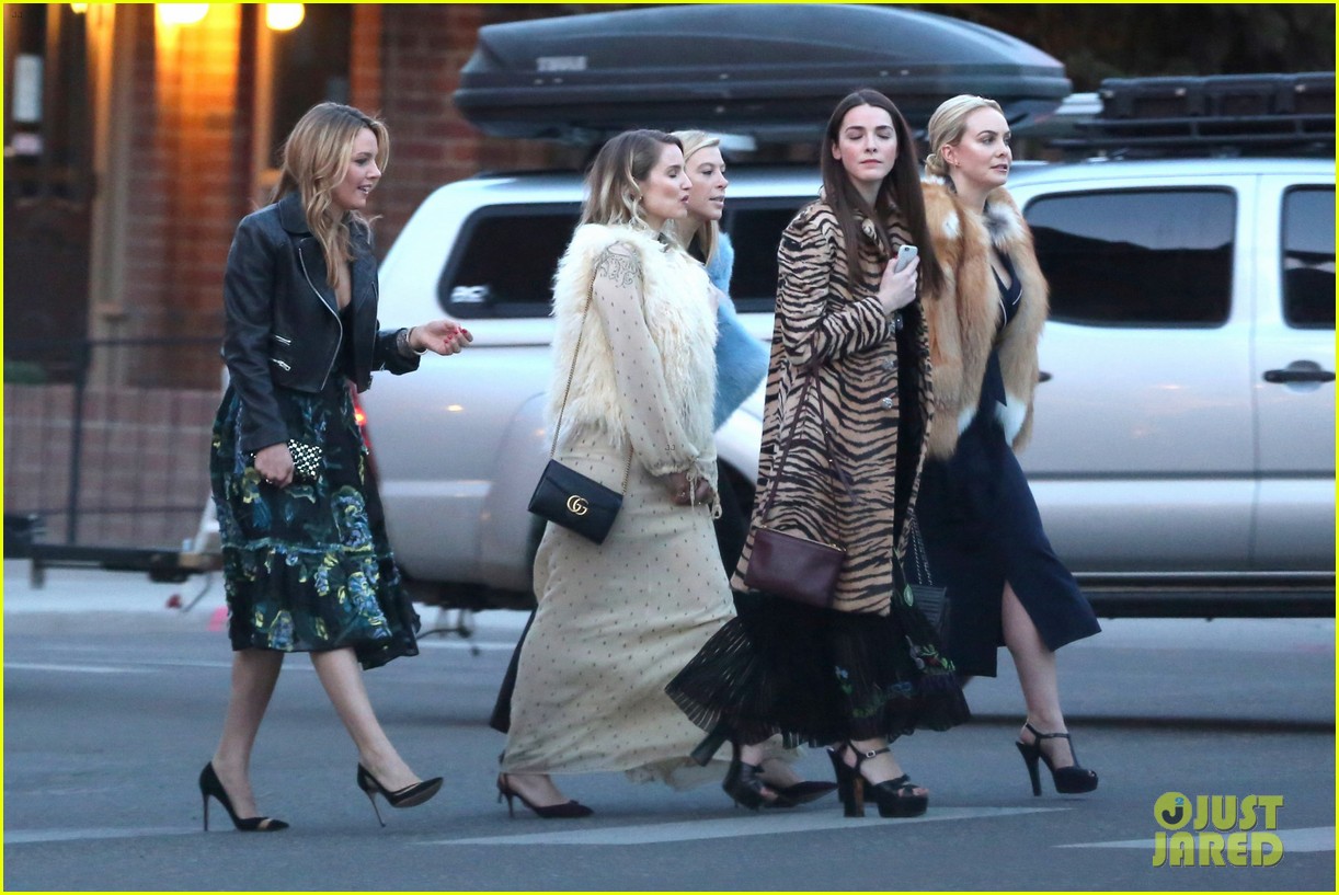 dianna agron dolls up for a wedding in aspen 14