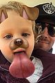 stephen amell tests out snapchat filters with daughter mavi 07