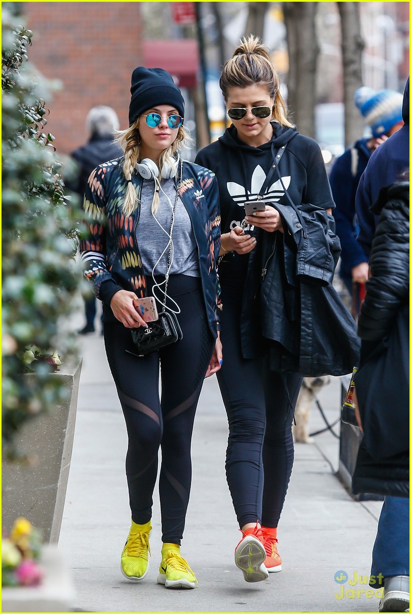 ashley benson fought for haleb writers room nyc workout 14