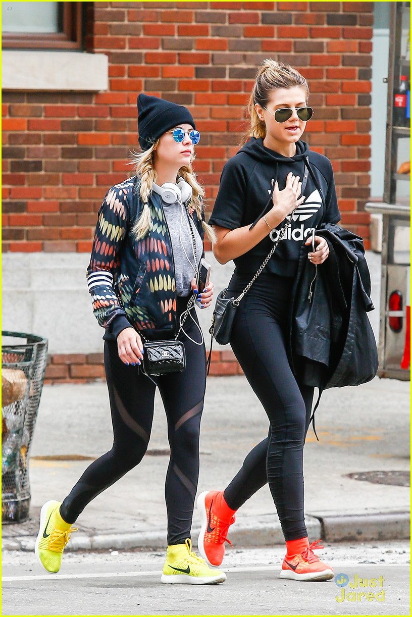 ashley benson fought for haleb writers room nyc workout 18