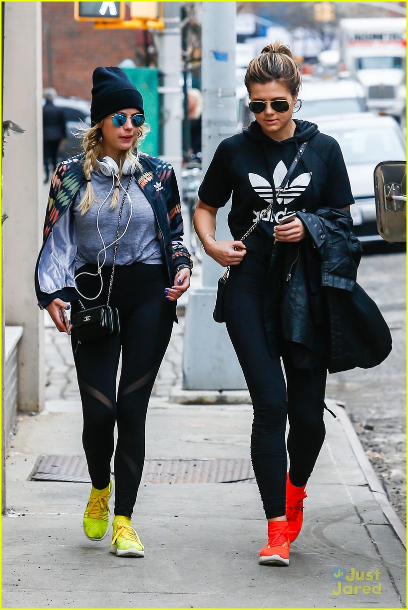 ashley benson fought for haleb writers room nyc workout 23