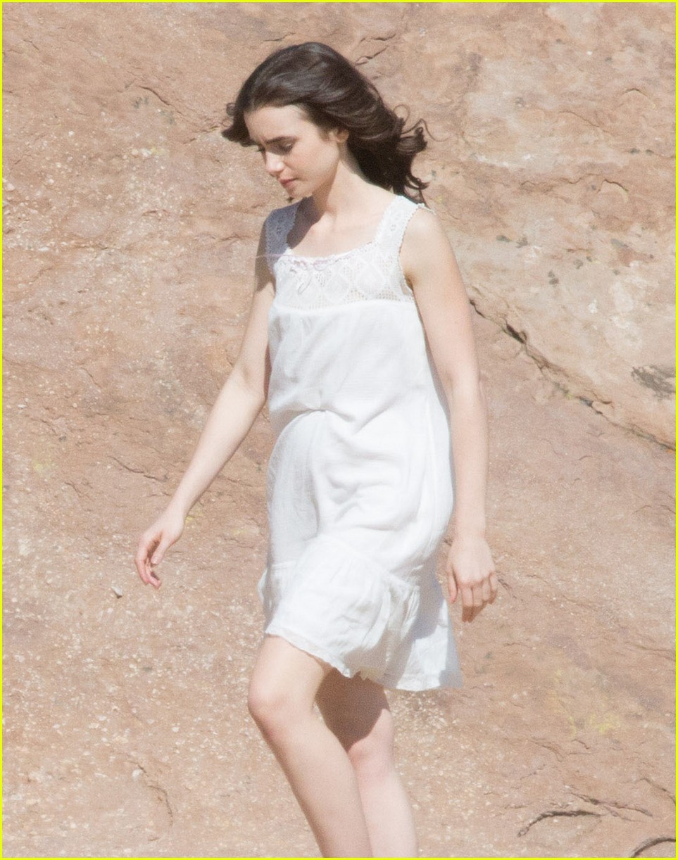 lily collins to the bone white dress 10