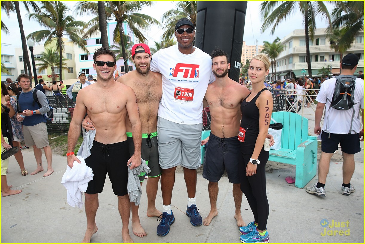 claire holt steven r mcqueen compete in triathlon together 01