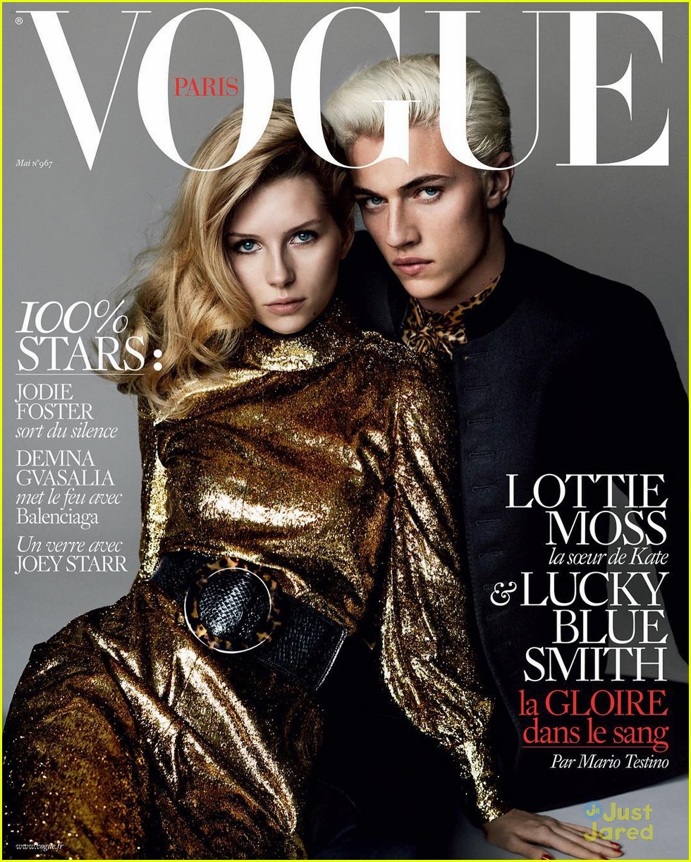lottie moss lucky smith french vogue may cover