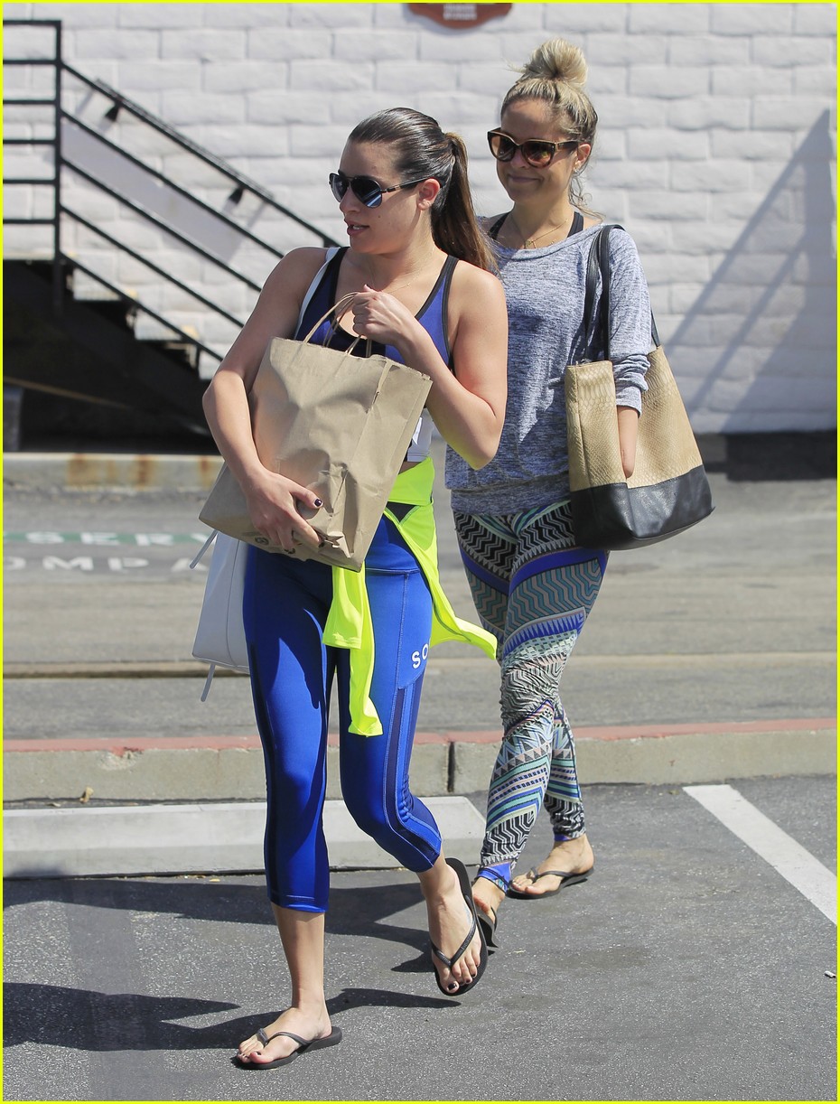 lea michele doubles up on workouts 16