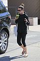 lea michele green juice after gym 09