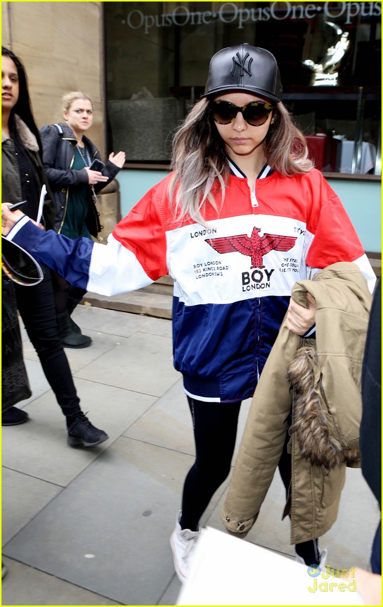 little mix leave hotel manchester ahead concert 05