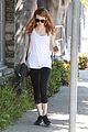 emma roberts starts week with workout 14
