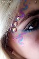 rydel lynch coachella colorful makeup 02