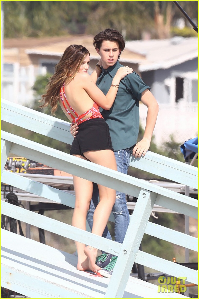 bella thorne makes out with nash grier for new movie 19