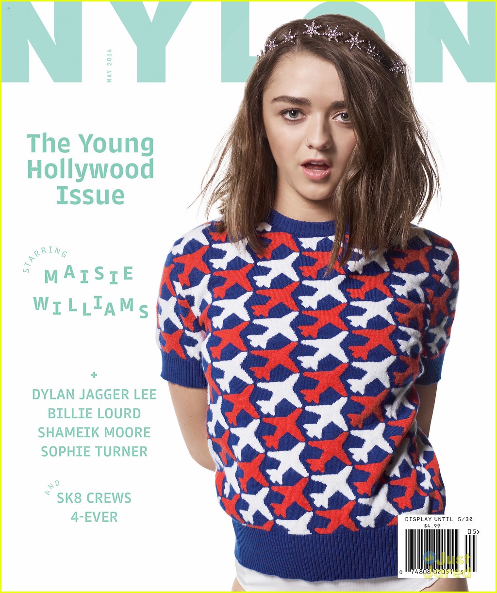 maisie williams nylon mag may 2016 cover 01