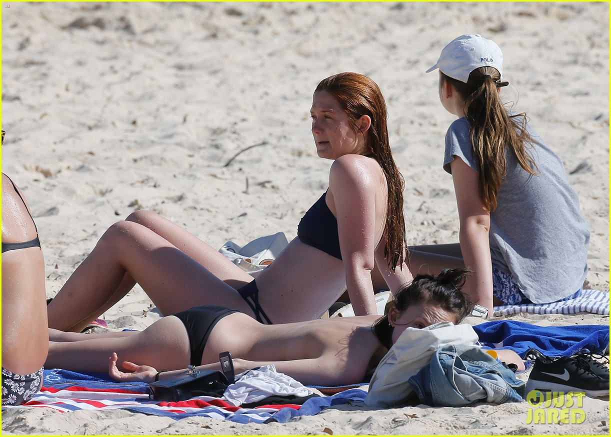 bonnie wright harry potter day on the beach 29