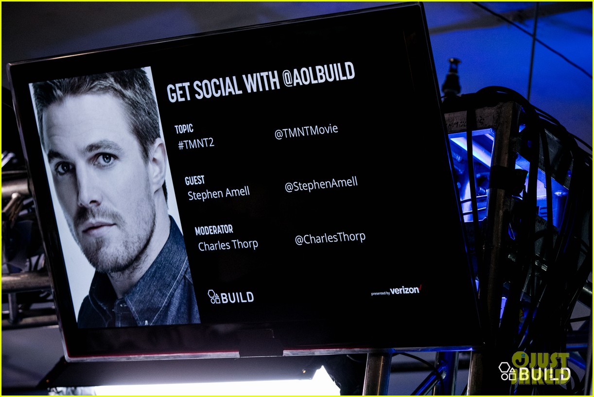 stephen amell aol build series nyc 07