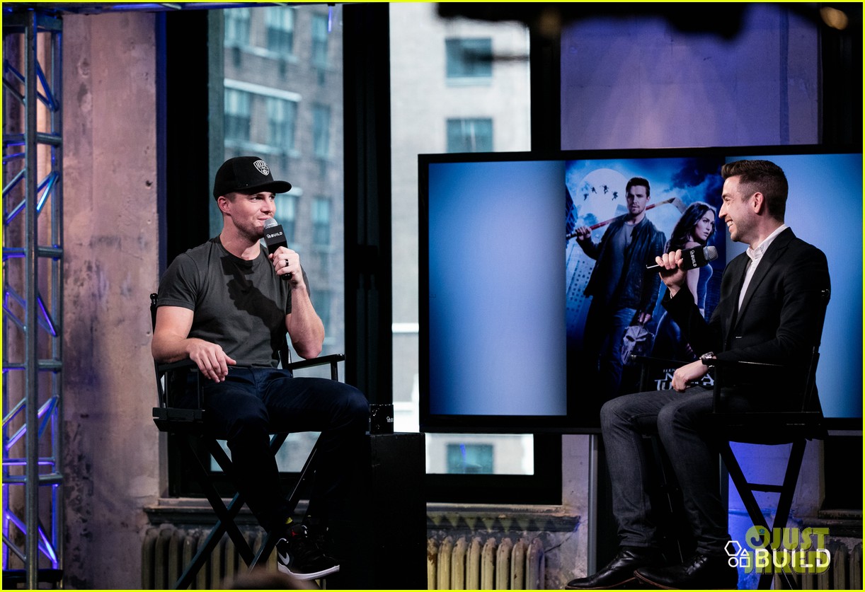 stephen amell aol build series nyc 10