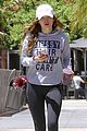 bella thorne messy hair shirt workout signs caa 16