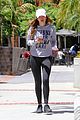 bella thorne messy hair shirt workout signs caa 17