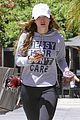 bella thorne messy hair shirt workout signs caa 18