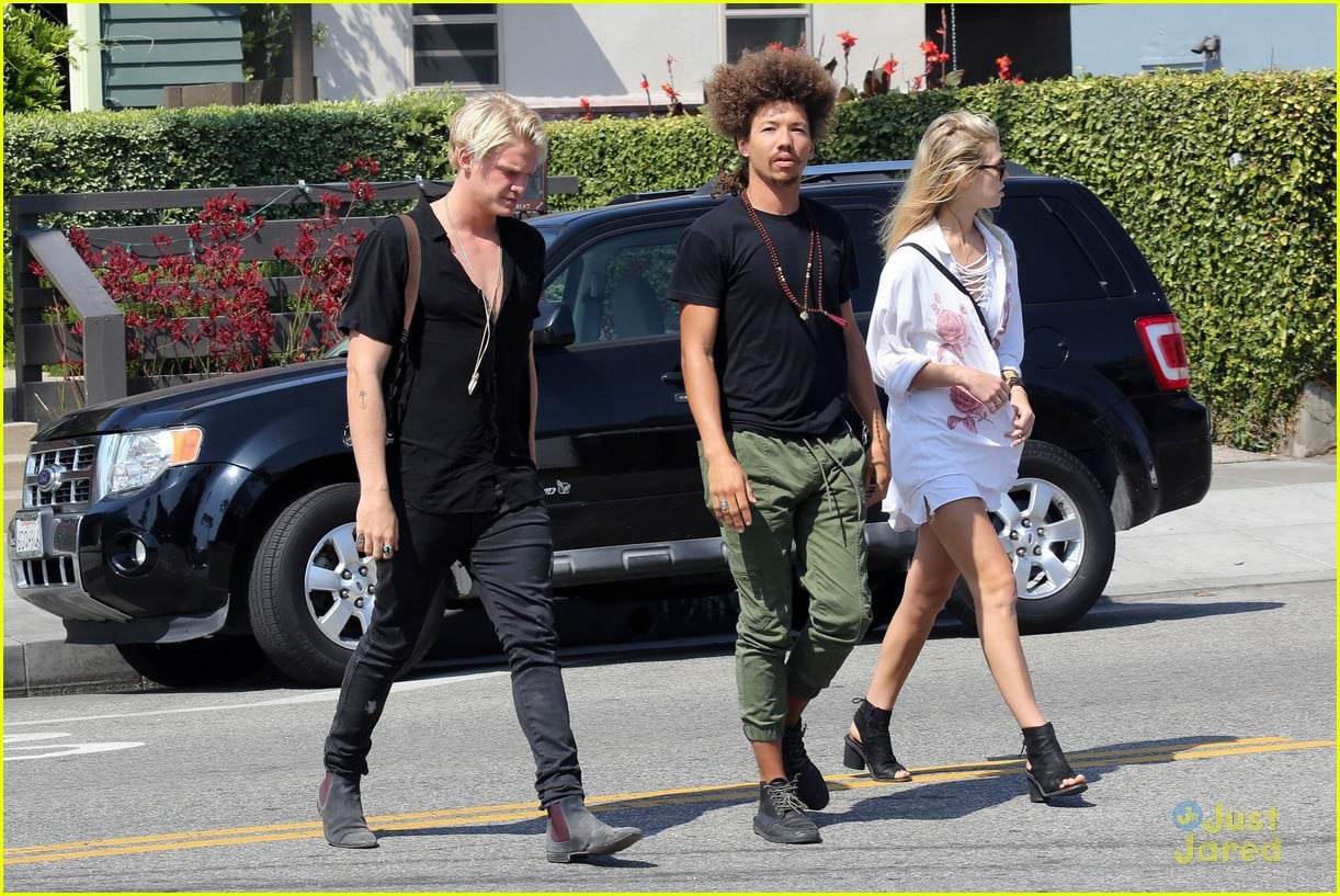 cody simpson out friends surfboard crafting 10