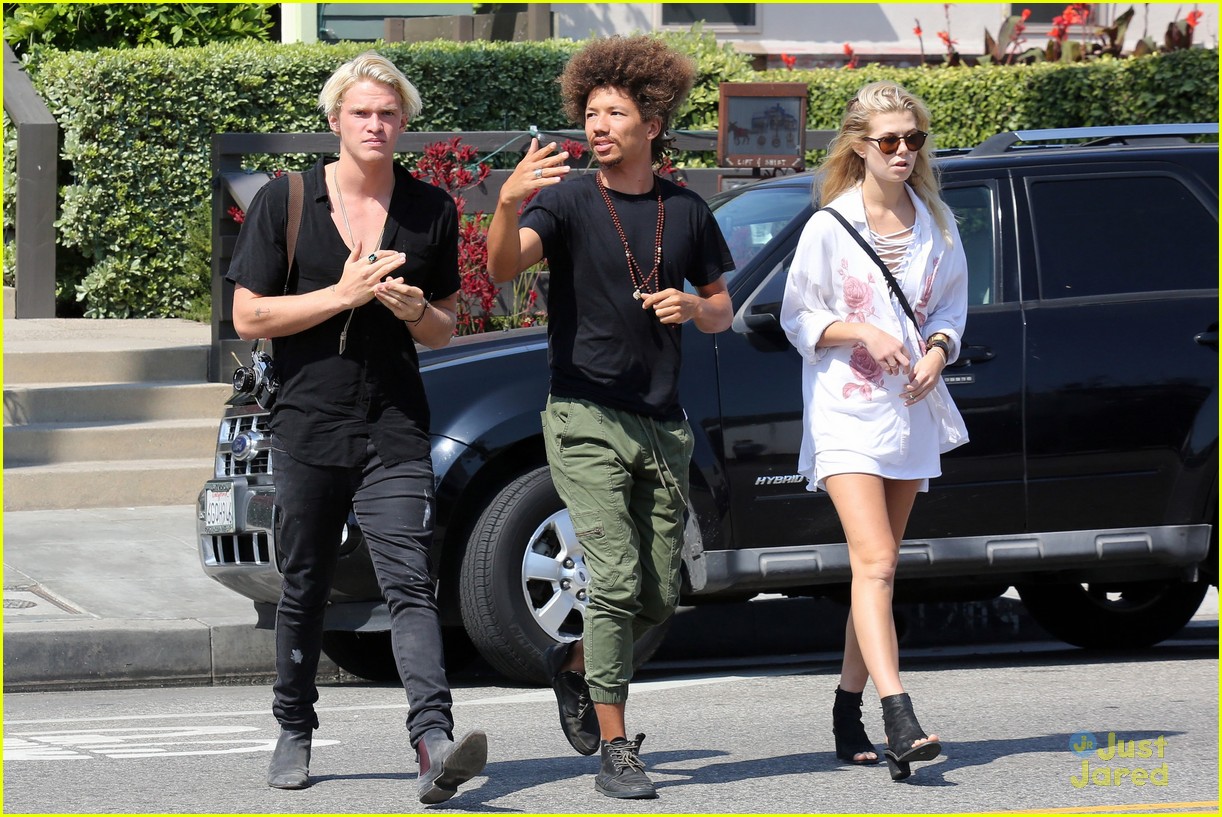 cody simpson out friends surfboard crafting 15