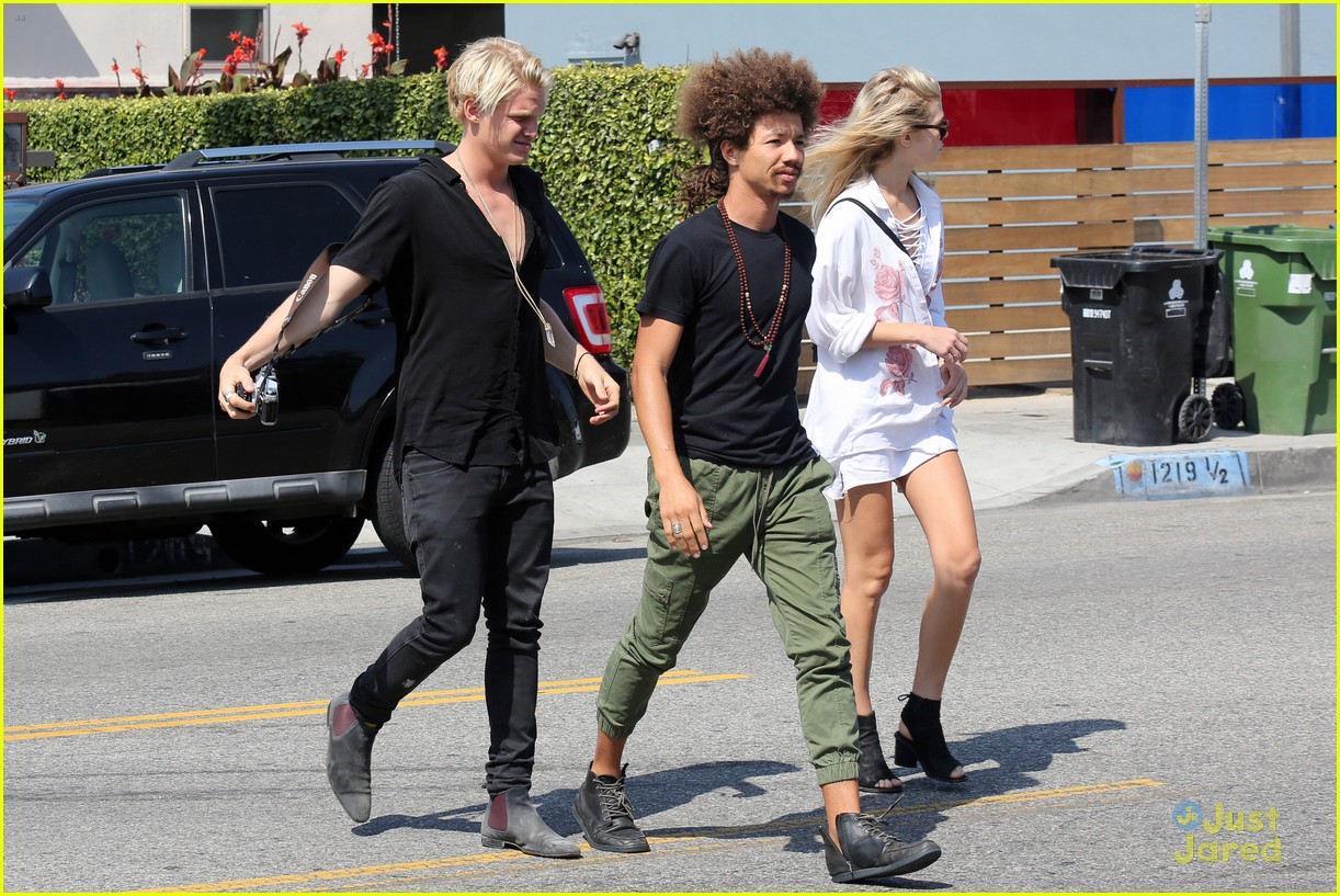 cody simpson out friends surfboard crafting 16