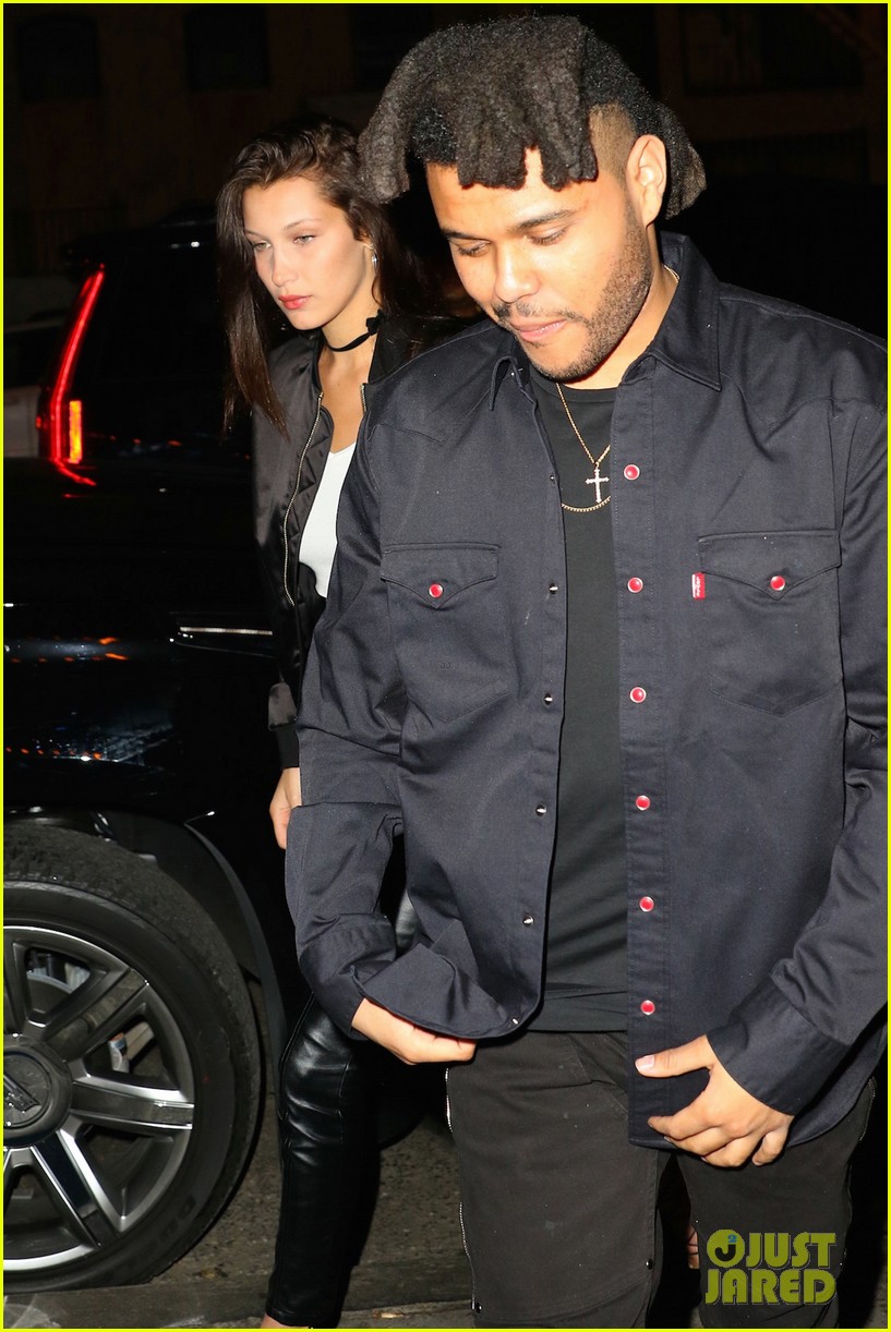 bella hadid the weeknd new york night out 02
