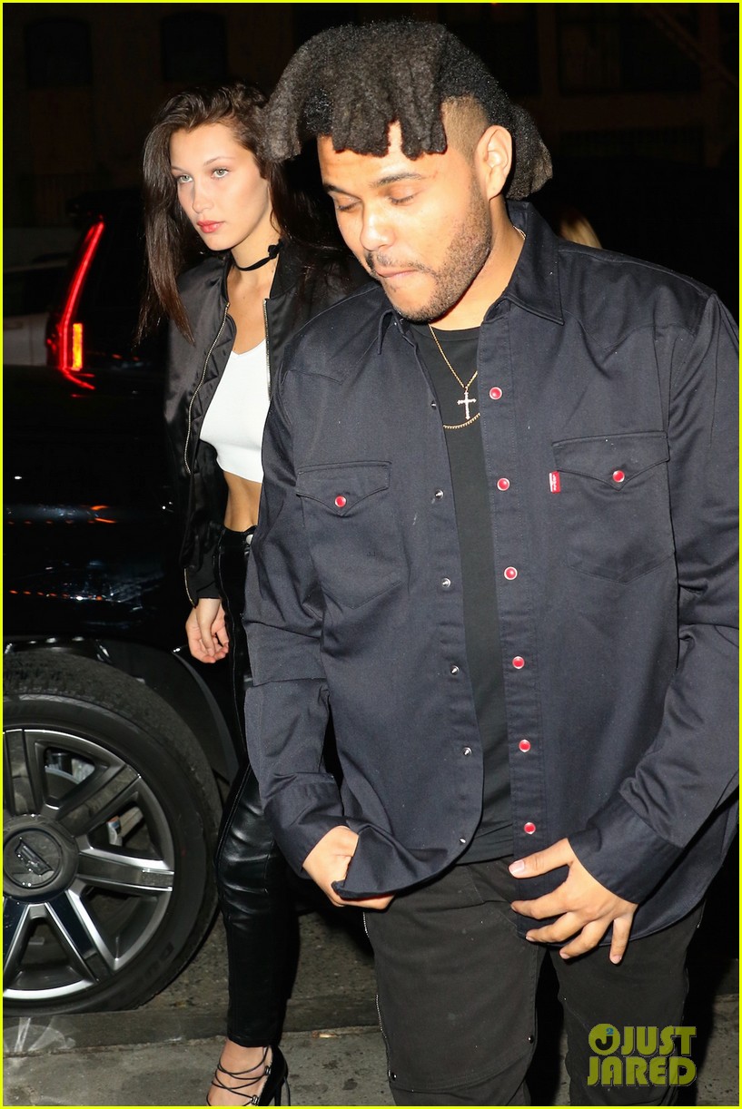 bella hadid the weeknd new york night out 11