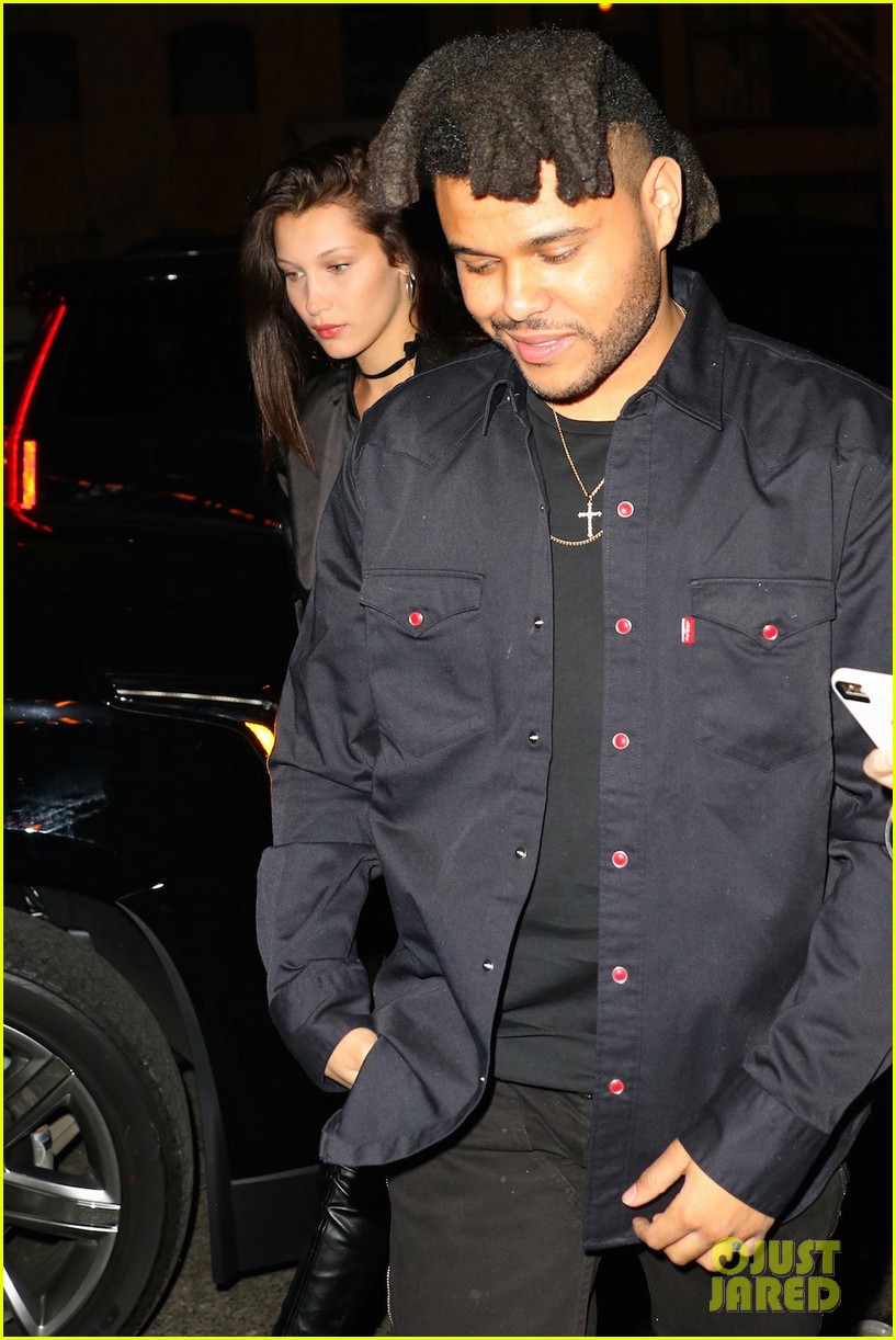 bella hadid the weeknd new york night out 12
