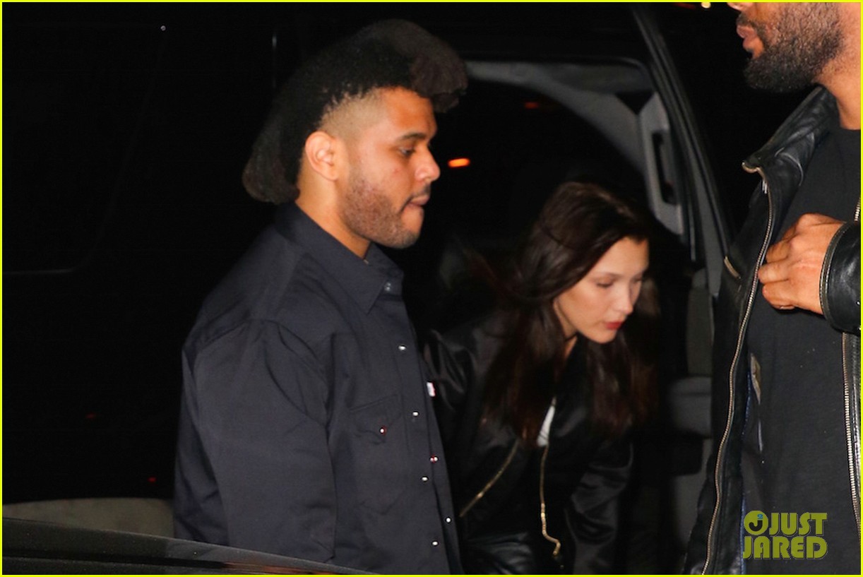 bella hadid the weeknd new york night out 16
