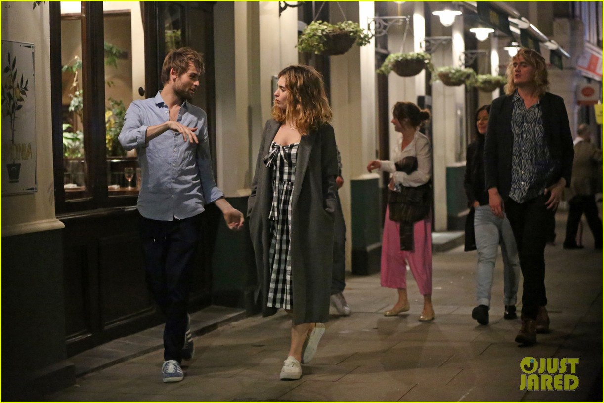 lily james matt smith enjoy night out with douglas booth 05