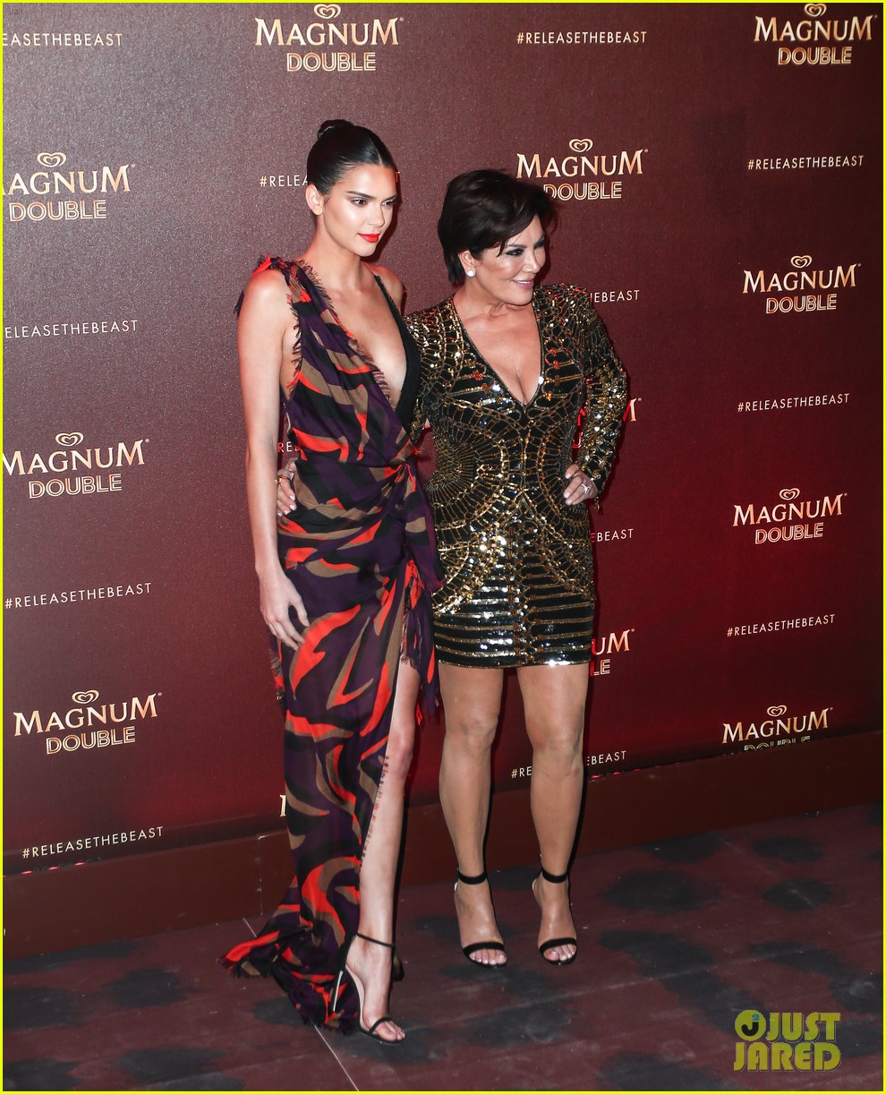kendall jenner mom kris get glam for cannes magnum party 20