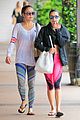 lea michele hits up soulcycle after news of dating robert buckley 11