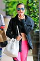 lea michele hits up soulcycle after news of dating robert buckley 17