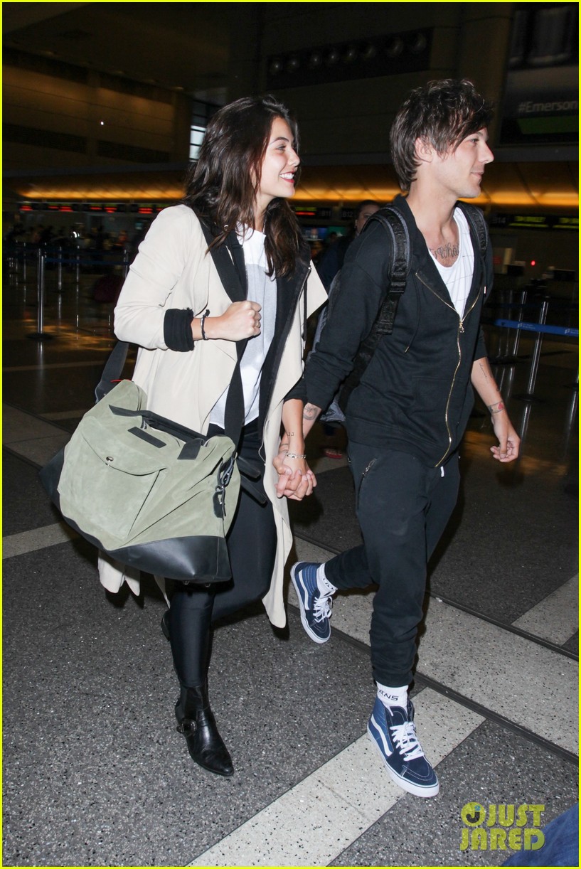 louis tomlinson danielle campbell hold hands lax 07