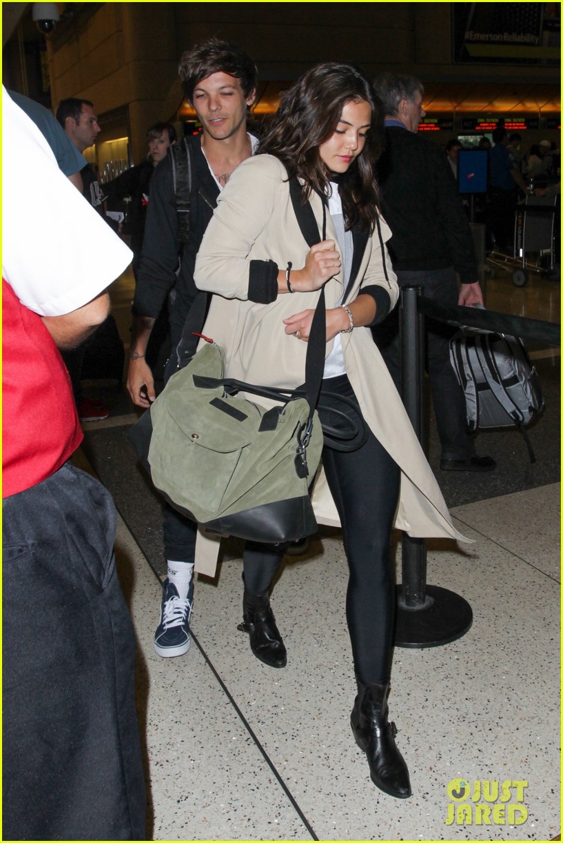 louis tomlinson danielle campbell hold hands lax 21