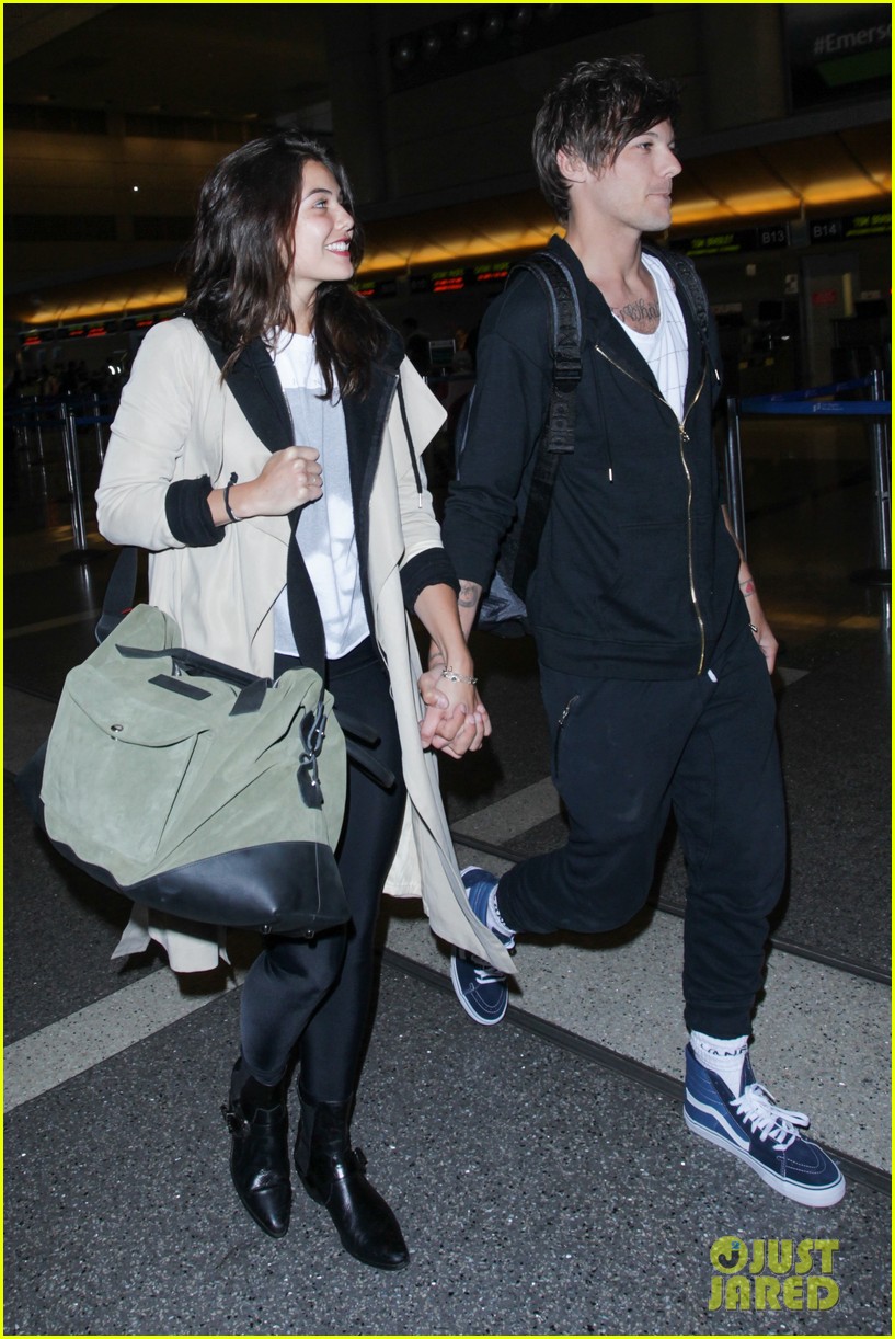 louis tomlinson danielle campbell hold hands lax 25