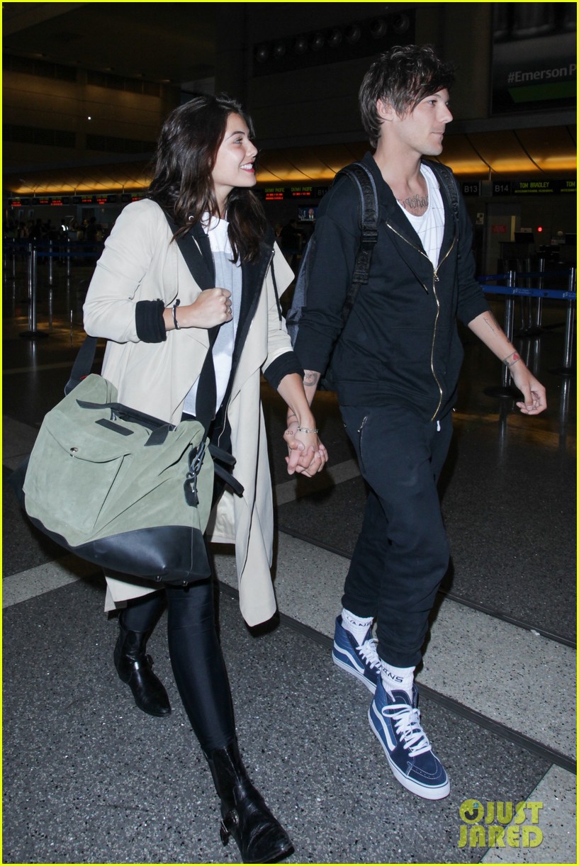 louis tomlinson danielle campbell hold hands lax 29