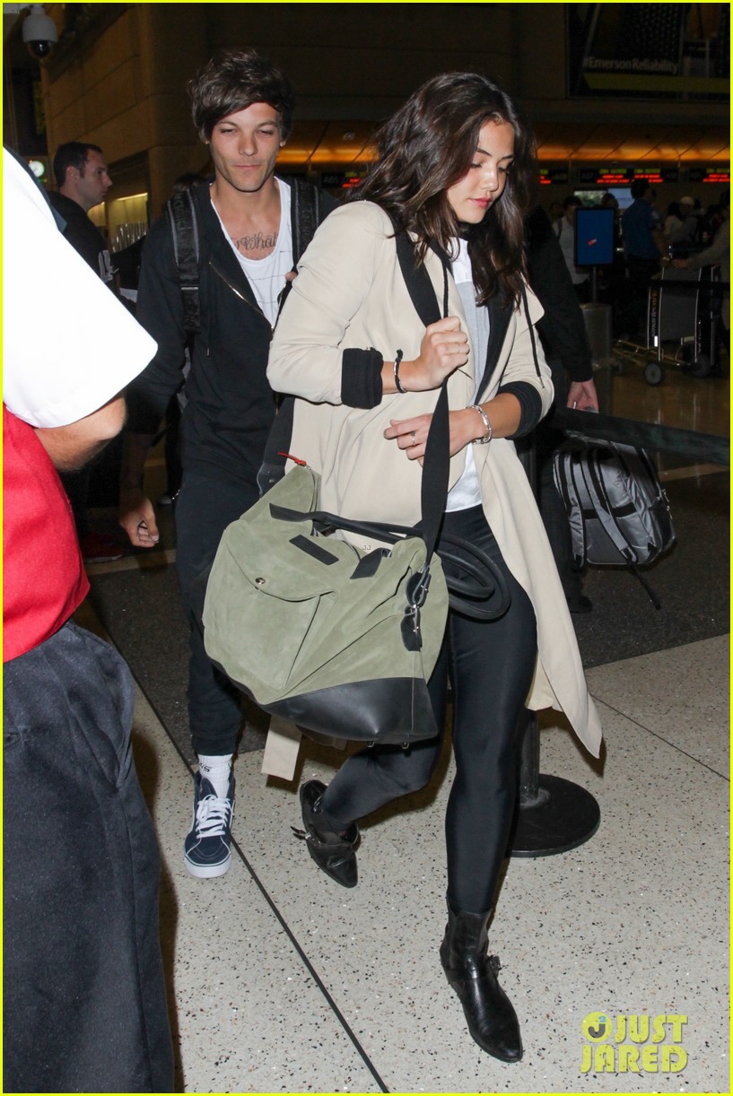 louis tomlinson danielle campbell hold hands lax 37