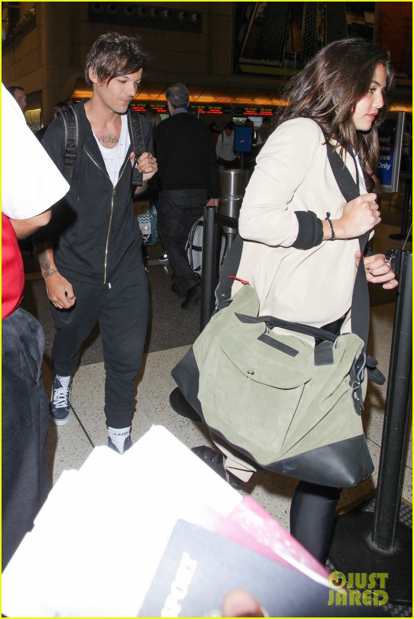 louis tomlinson danielle campbell hold hands lax 41