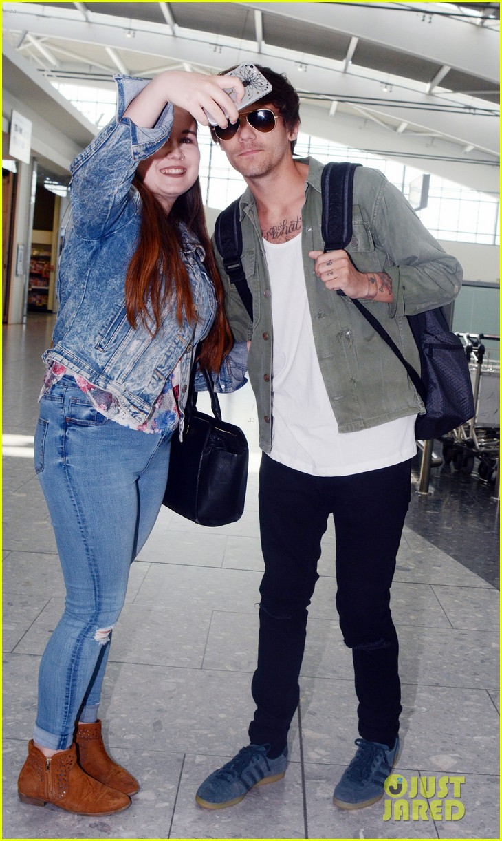 louis tomlinson danielle campbell heathrow airport after wedding 14