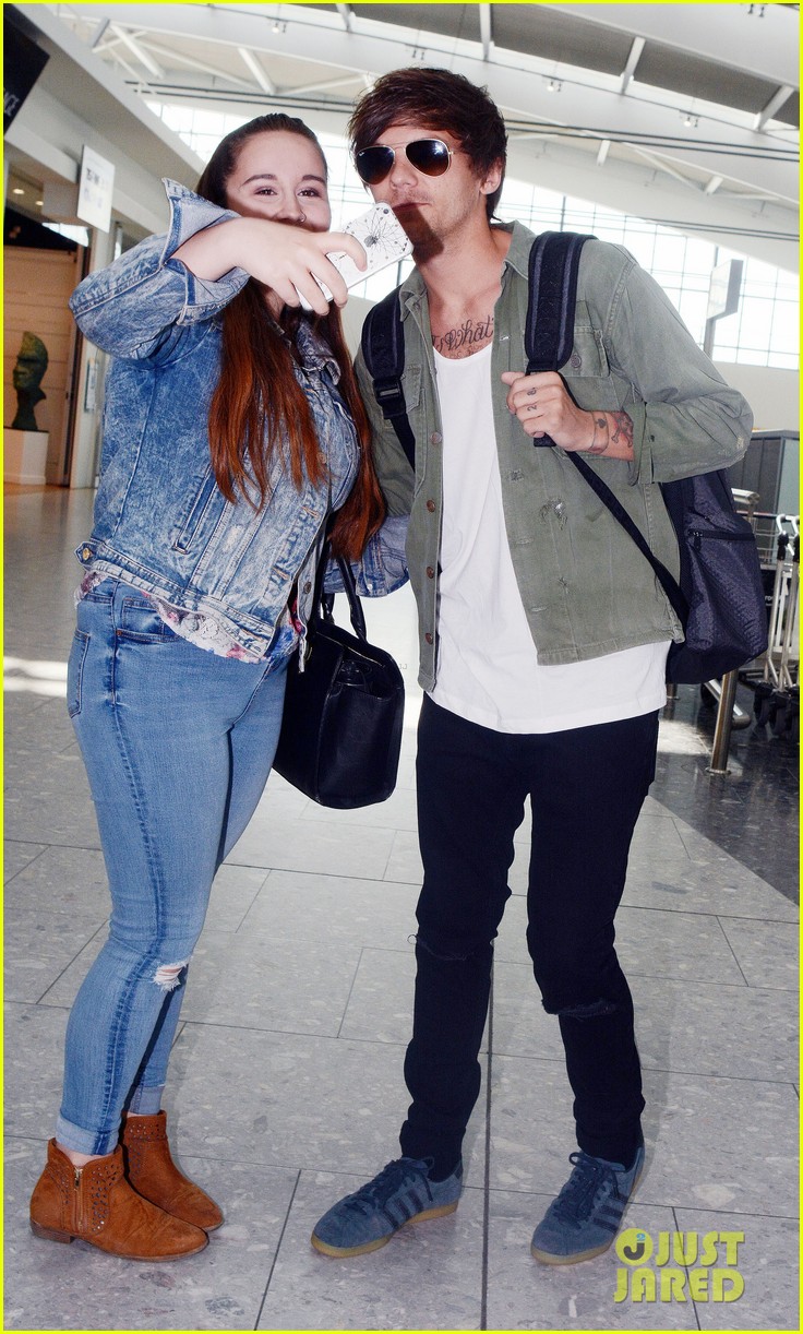 louis tomlinson danielle campbell heathrow airport after wedding 16