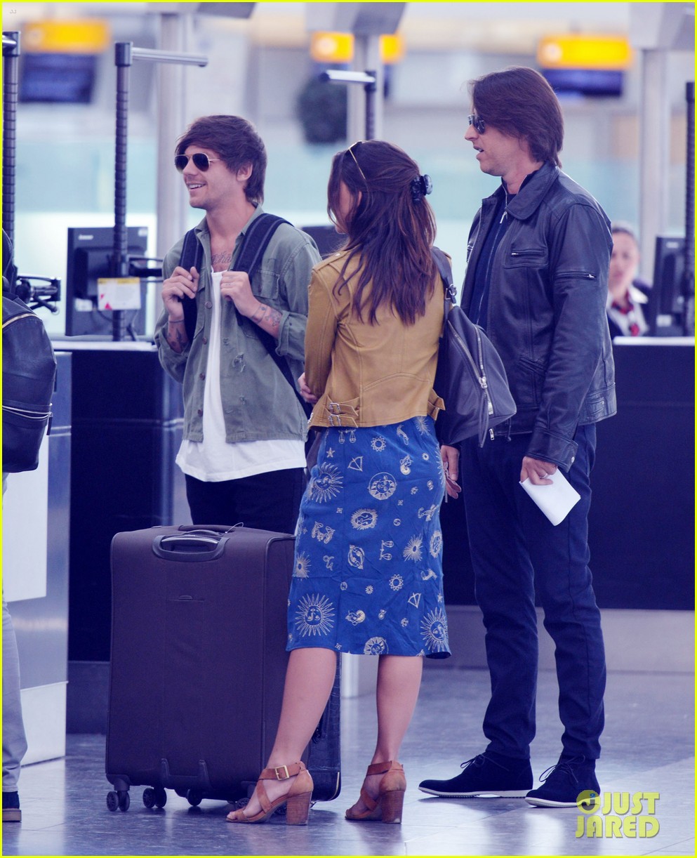 louis tomlinson danielle campbell heathrow airport after wedding 26