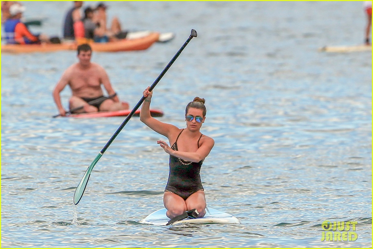 lea michele shows off hot body at the beach in hawaii 21