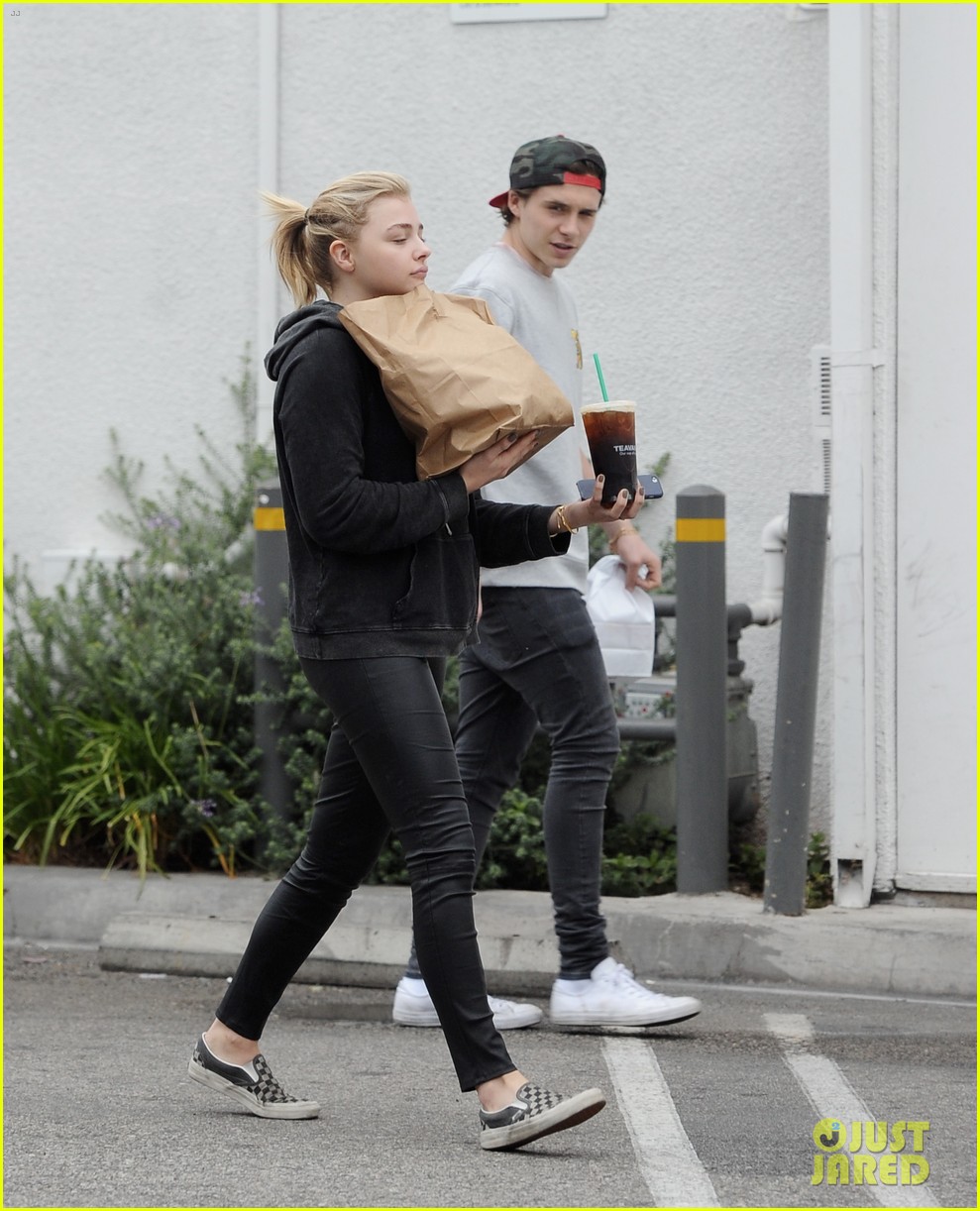 Chloe Moretz and Brooklyn Beckham Hold Hands in LA May 2016