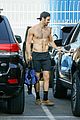 nyle dimarco goes shirtless while leaving dwts rehearsals 01