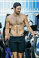 nyle dimarco goes shirtless while leaving dwts rehearsals 02