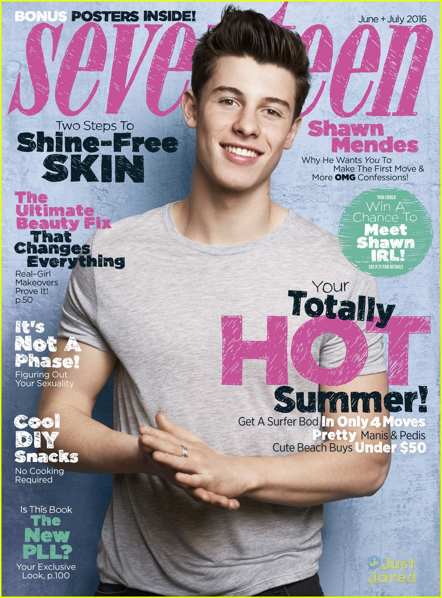 shawn mendes june july 2016 seventeen cover 01
