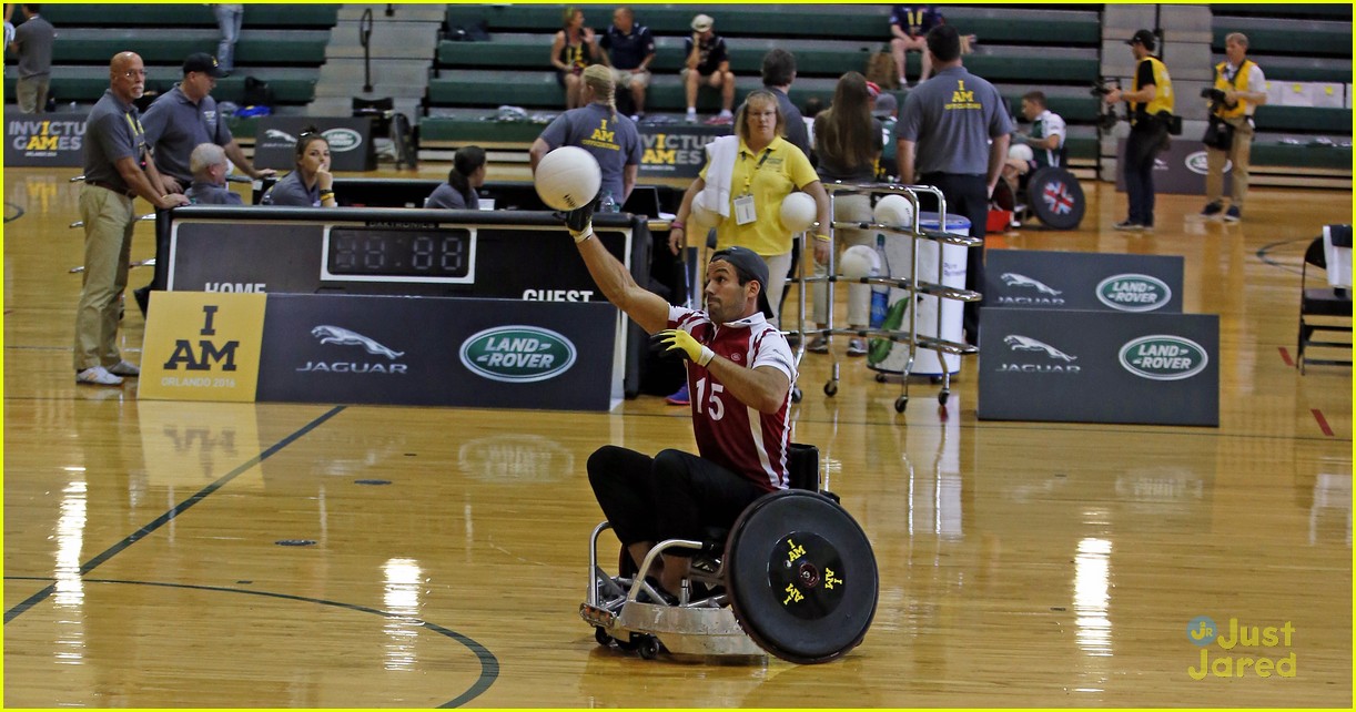 shawn johnson derek hough wheelchair rugby invictus games celeb match 08