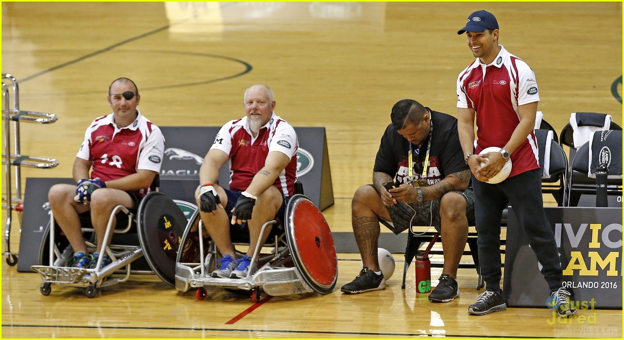 shawn johnson derek hough wheelchair rugby invictus games celeb match 10